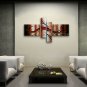 Handmade Tetraptych Modern Abstract Painting Wall Art On Canvas Artworks