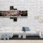 Hand Painted Tetraptych Modern Abstract Painting Wall Art Interior Design