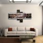 Hand Painted Tetraptych Modern Abstract Painting Wall Art Interior Design