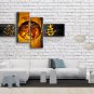 Handmade Tetraptych Modern Abstract Painting Wall Art On Canvas Artworks
