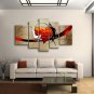 Handmade Tetraptych Modern Abstract Painting Wall Art On Canvas Artworks