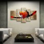 Handmade Tetraptych Modern Abstract Painting Wall Art On Canvas Artworks