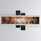 Hand-painted Tetraptych Modern Abstract Painting Wall Art Artwork Pictures