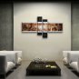 Hand-painted Tetraptych Modern Abstract Painting Wall Art Artwork Pictures