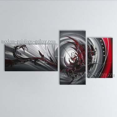 Hand-painted Stunning Modern Abstract Painting Wall Art Inner Framed