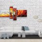 Hand-painted Tetraptych Modern Abstract Painting Wall Art Artwork Images