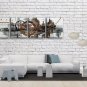 Hand Painted Tetraptych Modern Abstract Painting Wall Art Artwork Images