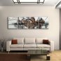 Hand Painted Tetraptych Modern Abstract Painting Wall Art Artwork Images