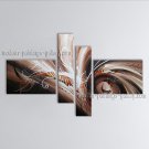 Hand-painted Tetraptych Modern Abstract Painting Wall Art Artwork Pictures