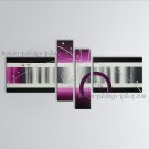 Hand-painted 4 Pieces Modern Abstract Painting Wall Art Ready To Hang