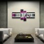 Hand-painted 4 Pieces Modern Abstract Painting Wall Art Ready To Hang