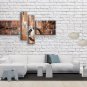 Hand-painted Tetraptych Modern Abstract Painting Wall Art Decoration Ideas