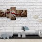 Hand-painted 4 Pieces Modern Abstract Painting Wall Art Inner Framed