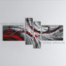 Hand-painted 4 Pieces Modern Abstract Painting Wall Art On Canvas Artworks