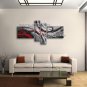 Hand-painted 4 Pieces Modern Abstract Painting Wall Art On Canvas Artworks