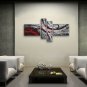 Hand-painted 4 Pieces Modern Abstract Painting Wall Art On Canvas Artworks