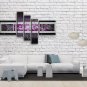 Hand Painted Pentaptych Modern Abstract Painting Wall Art Inner Stretched