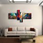 Hand-painted 4 Pieces Modern Abstract Painting Wall Art Artist Artworks