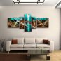 Hand-painted 5 Pieces Modern Abstract Painting Wall Art On Canvas Artworks