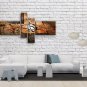 Hand-painted 4 Pieces Modern Abstract Painting Wall Art Oil On Canvas