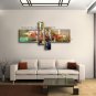 Hand Painted 4 Pieces Modern Abstract Painting Wall Art Artwork Images