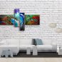 Hand-painted Tetraptych Modern Abstract Painting Wall Art Artwork Images