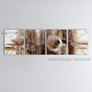 Hand Painted Tetraptych Modern Abstract Painting Wall Art Decoration Ideas