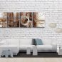 Hand Painted Tetraptych Modern Abstract Painting Wall Art Decoration Ideas