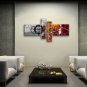 Hand Painted 4 Pieces Modern Abstract Painting Wall Art Interior Design