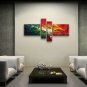 Hand Painted 4 Pieces Modern Abstract Painting Wall Art Interior Design