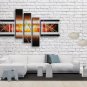 Hand Painted Pentaptych Modern Abstract Painting Wall Art Interior Design