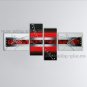 Hand-painted Tetraptych Modern Abstract Painting Wall Art Inner Framed