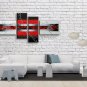 Hand-painted Tetraptych Modern Abstract Painting Wall Art Inner Framed