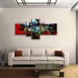 Hand-painted 4 Pieces Modern Abstract Painting Wall Art On Canvas Artworks