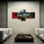 Hand-painted 4 Pieces Modern Abstract Painting Wall Art On Canvas Artworks
