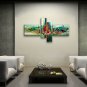 Hand Painted Large Modern Abstract Painting Wall Art Inner Stretched