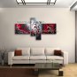 Hand-painted 4 Pieces Modern Abstract Painting Wall Art Contemporary Decor