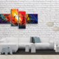 Hand Painted 4 Pieces Modern Abstract Painting Wall Art Artwork Images