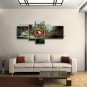 Hand-painted 4 Pieces Modern Abstract Painting Wall Art Interior Design
