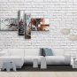 Hand Painted 4 Pieces Modern Abstract Painting Wall Art Artist Artworks