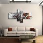 Hand Painted 4 Pieces Modern Abstract Painting Wall Art Artist Artworks