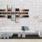 Hand-painted Pentaptych Modern Abstract Painting Wall Art Artist Artworks