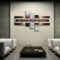 Hand-painted Pentaptych Modern Abstract Painting Wall Art Artist Artworks
