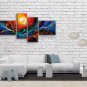 Handmade Tetraptych Modern Abstract Painting Wall Art Contemporary Decor