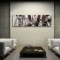 Hand Painted 4 Pieces Modern Abstract Painting Wall Art On Canvas Artworks