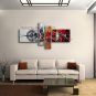Hand-painted 4 Pieces Modern Abstract Painting Wall Art Artwork Images