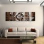 Hand-painted Tetraptych Modern Abstract Painting Wall Art Artwork Images