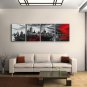 Hand-painted Tetraptych Modern Abstract Painting Wall Art Interior Design