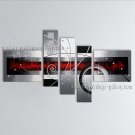 Hand Painted Large Modern Abstract Painting Wall Art Inner Framed