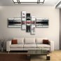 Hand Painted Large Modern Abstract Painting Wall Art Inner Framed